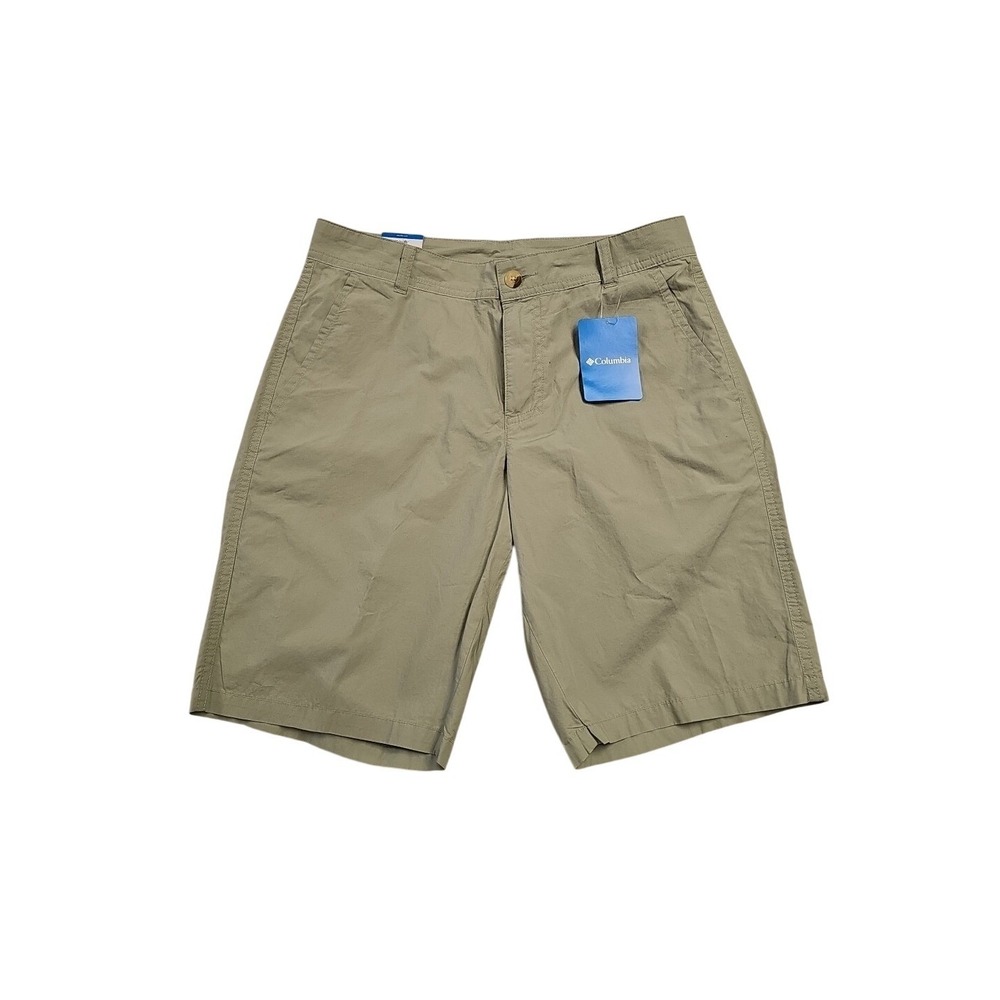 Columbia Washed Out Shorts Khaki Mens‎ 30x10  Chino Cotton  Inseam Casual New
